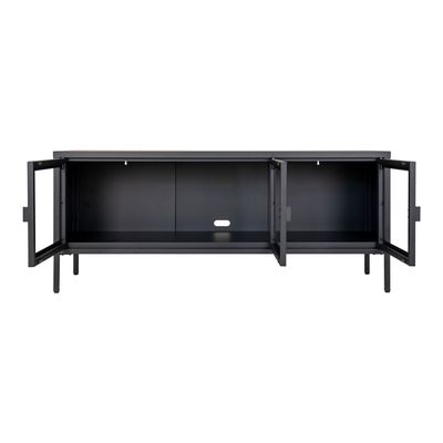 House Nordic Brisbane tv-bänk, Svart 130 x 40 x 55 cm