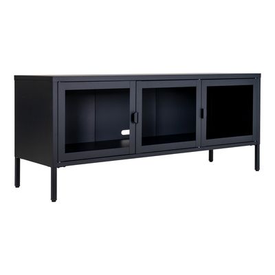 House Nordic Brisbane tv-bänk, Svart 130 x 40 x 55 cm