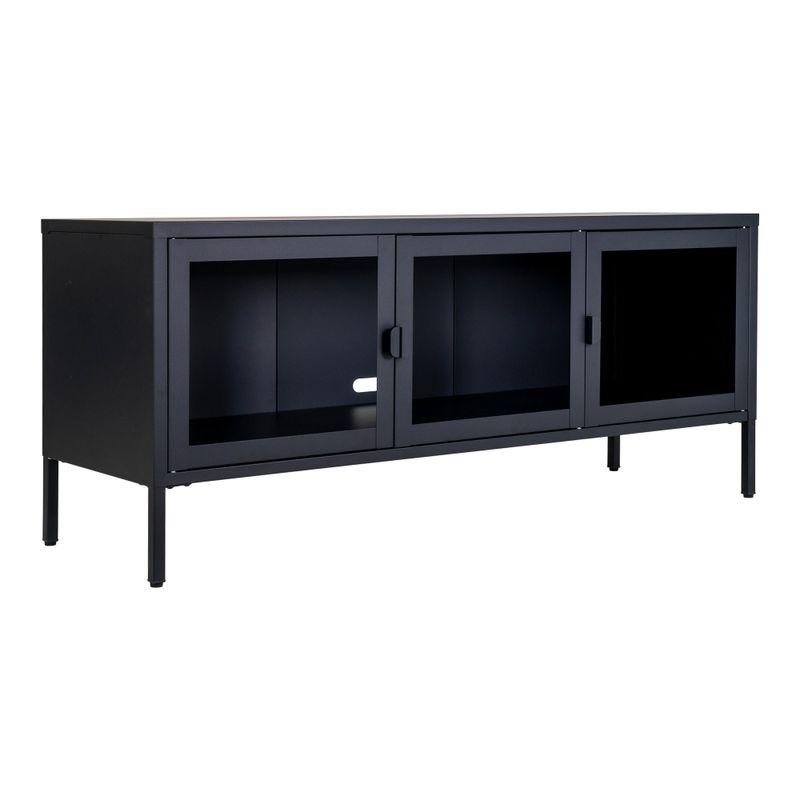 House Nordic Brisbane tv-bänk, Svart 130 x 40 x 55 cm