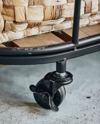 Nordal DOWNTOWN korg på hjul - svart