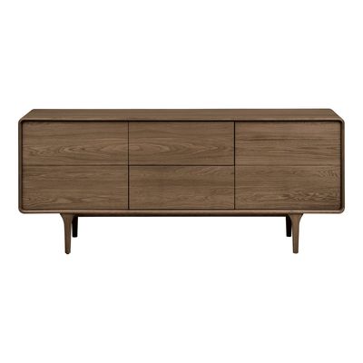 House Nordic Darwin Skänk - Sideboard, ek, mörkbrun, 180x45x75 cm