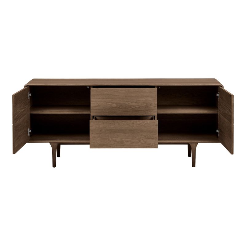 House Nordic Darwin Skänk - Sideboard, ek, mörkbrun, 180x45x75 cm