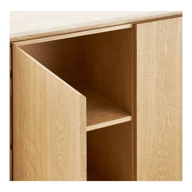 House Nordic Larvik Skänk - Sideboard, granit/askfaner