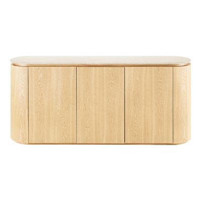 House Nordic Larvik Skänk - Sideboard, granit/askfaner