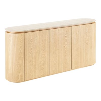 House Nordic Larvik Skänk - Sideboard, granit/askfaner
