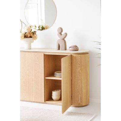 House Nordic Larvik skänk natur/offwhite, 180 cm