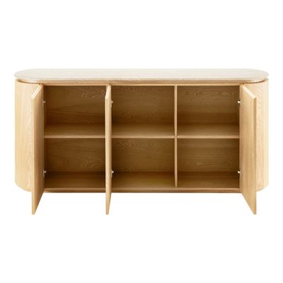 House Nordic Larvik Skänk - Sideboard, granit/askfaner