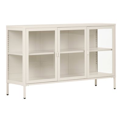 House Nordic Brisbane Skänk - Sideboard med 3 glasdörrar