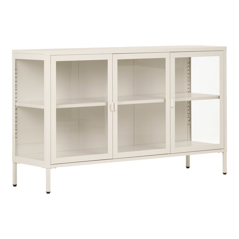 House Nordic Brisbane Skänk - Sideboard med 3 glasdörrar