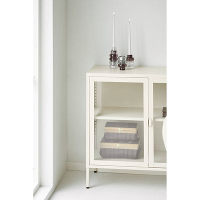 House Nordic Brisbane Skänk - Sideboard med 3 glasdörrar
