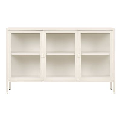 House Nordic Brisbane Skänk - Sideboard med 3 glasdörrar