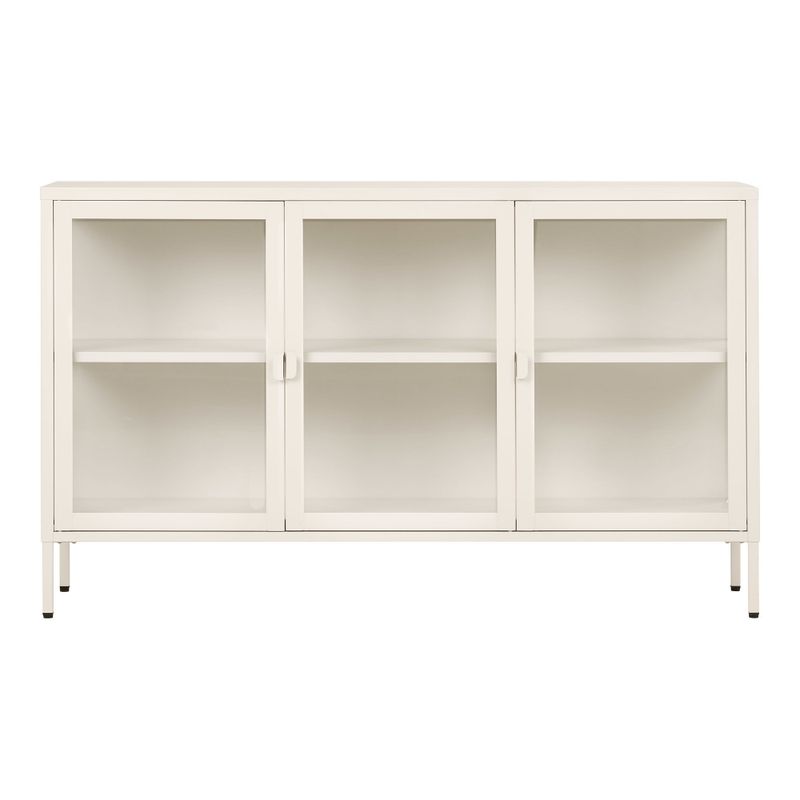 House Nordic Brisbane Skänk - Sideboard med 3 glasdörrar