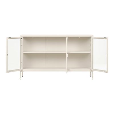 House Nordic Brisbane Skänk - Sideboard med 3 glasdörrar