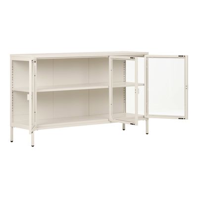 House Nordic Brisbane Skänk - Sideboard med 3 glasdörrar
