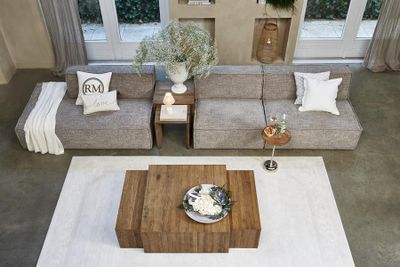 Riviera Maison Sant Mateu soffbordsset brun