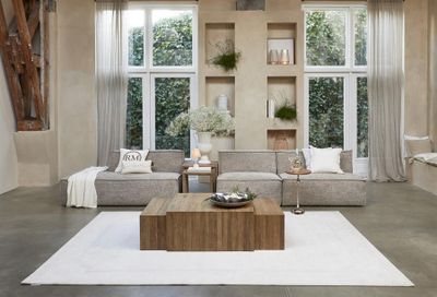 Riviera Maison Sant Mateu soffbordsset brun
