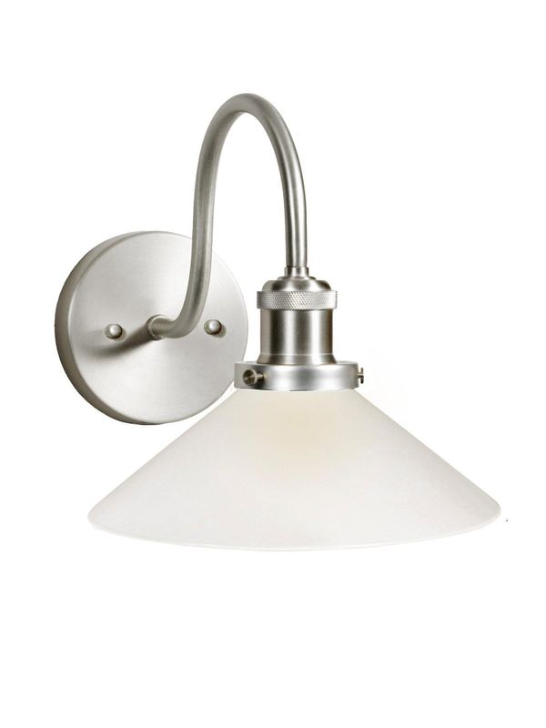 PR Home August VägglampaIP23 Opal Krom 25 cm
