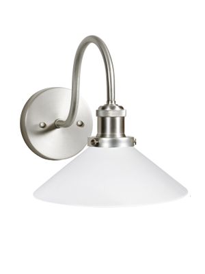 PR Home August VägglampaIP23 Opal Krom 25 cm