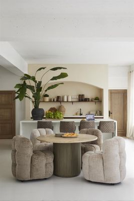 Riviera Maison Villanova matbord 130 cm beige