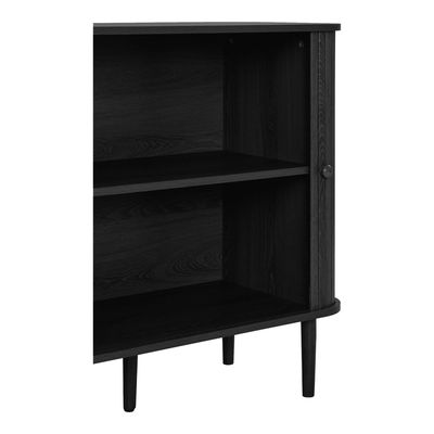 House Nordic Nikko Skänk - Sideboard, 2 dörrar, svart, 140x40x79 cm