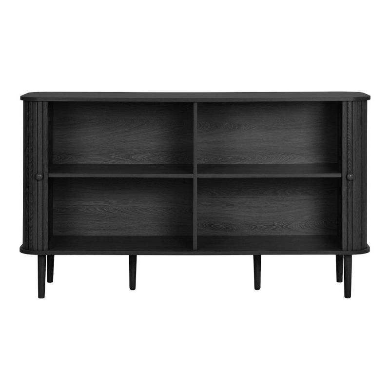 House Nordic Nikko Skänk - Sideboard, 2 dörrar, svart, 140x40x79 cm