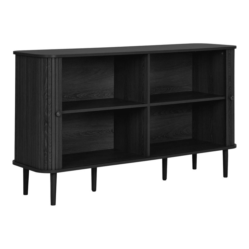 House Nordic Nikko Skänk - Sideboard, 2 dörrar, svart, 140x40x79 cm