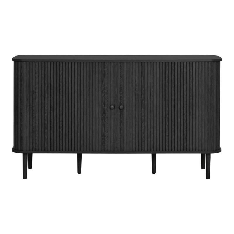 House Nordic Nikko Skänk - Sideboard, 2 dörrar, svart, 140x40x79 cm