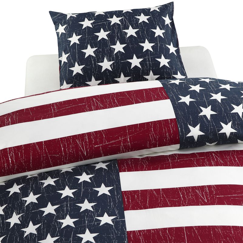 Borganäs United States Påslakanset Marinblå 150x210 50x60