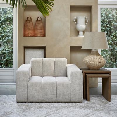 Riviera Maison Dazzle fåtölj grå