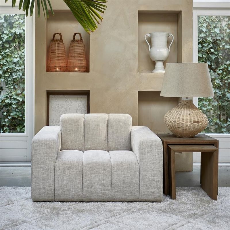 Riviera Maison Dazzle fåtölj grå