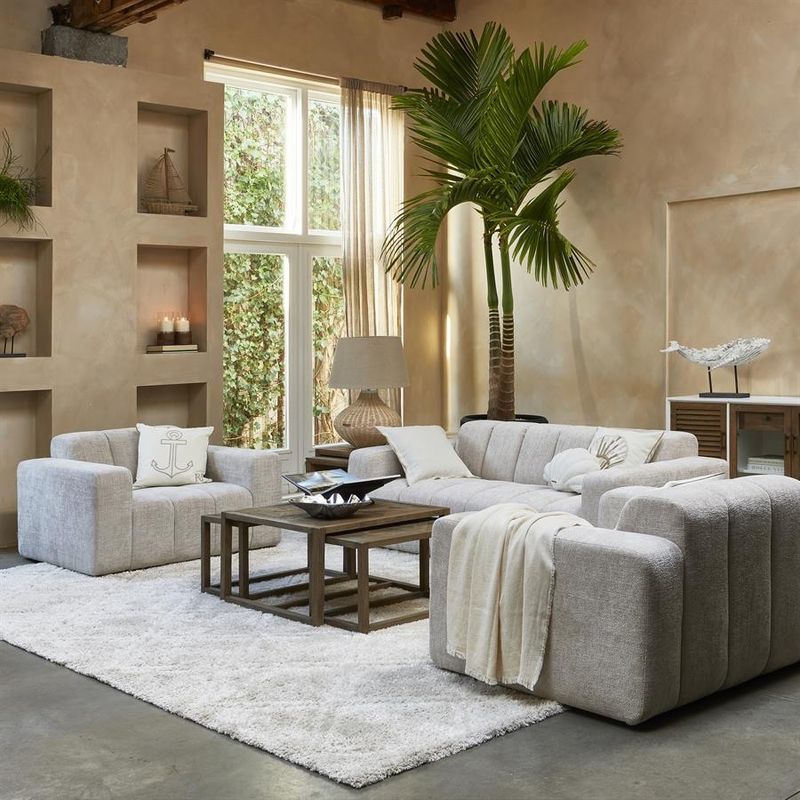 Riviera Maison Dazzle fåtölj grå