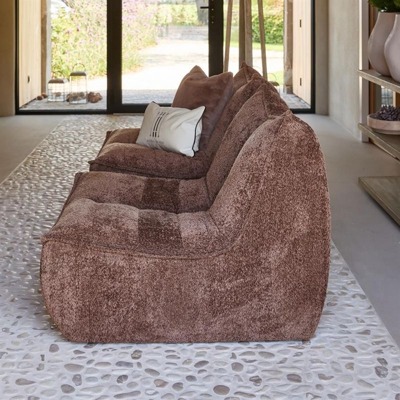 Riviera Maison Manhattan Weave fåtölj brun