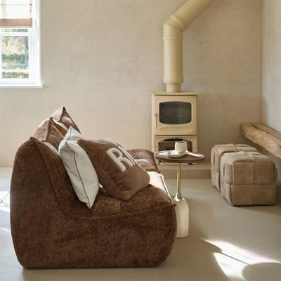 Riviera Maison Manhattan Weave fåtölj brun