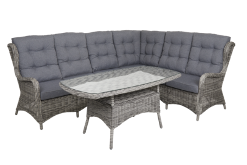 Brafab Rosita Matbord 80x150 cm Grått