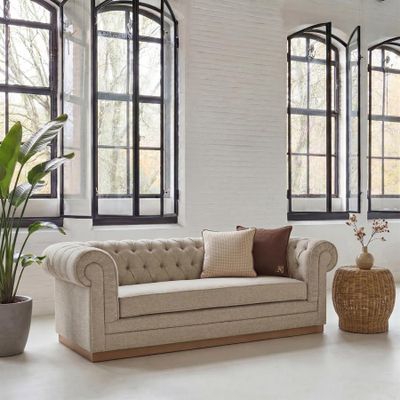 Riviera Maison Crescent soffa sandfärgad