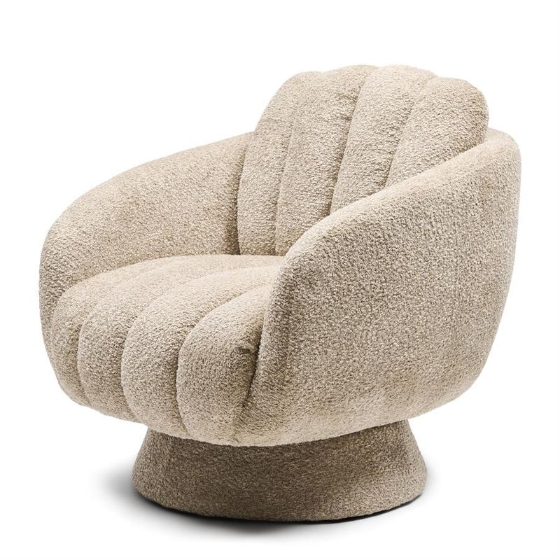 Riviera Maison Scotia snurrfåtölj beige