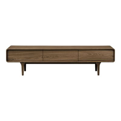 House Nordic Darwin TV-bänk - Ek, mörkbrun, 180x45x45 cm