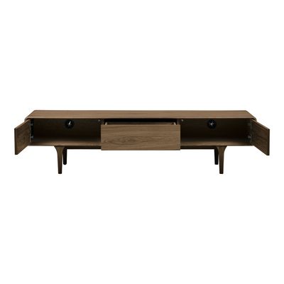 House Nordic Darwin TV-bänk - Ek, mörkbrun, 180x45x45 cm