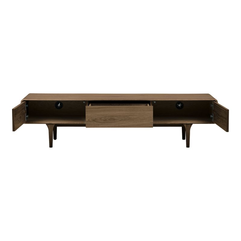 House Nordic Darwin TV-bänk - Ek, mörkbrun, 180x45x45 cm