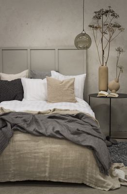 Borganäs Satin Påslakanset Vit 220x210 cm 3 delar