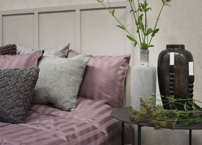 Borganäs Satin Påslakanset Lila 220x210 50x60