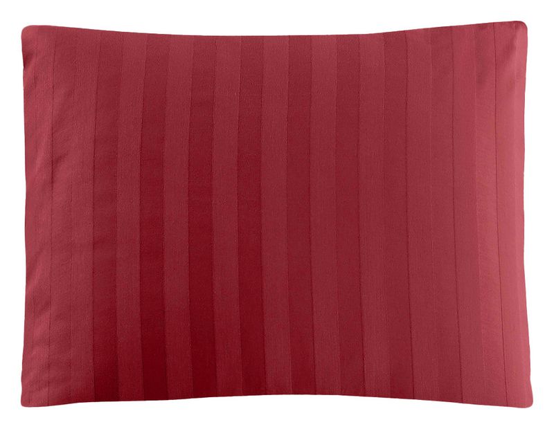 Borganäs Satin Örngott Röd 50x60 cm
