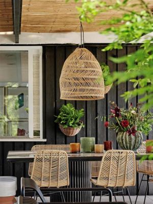 PR Home Maja Outdoor Wicker Natural 45 cm
