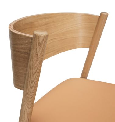 Hübsch Oblique Matstol Sits Natur