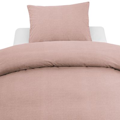 Borganäs Washed Påslakanset Ny Rosa 150x210 50x60