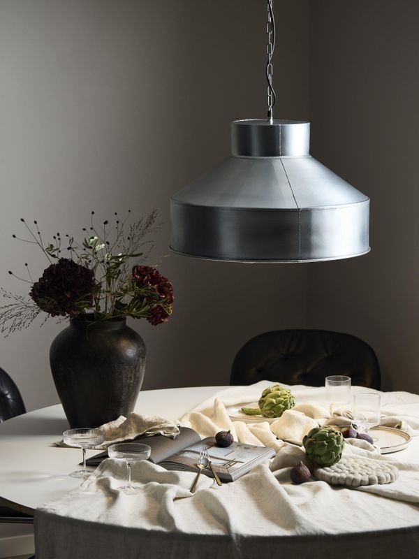 PR Home Hammersmith Taklampa Antik Silver 55 cm