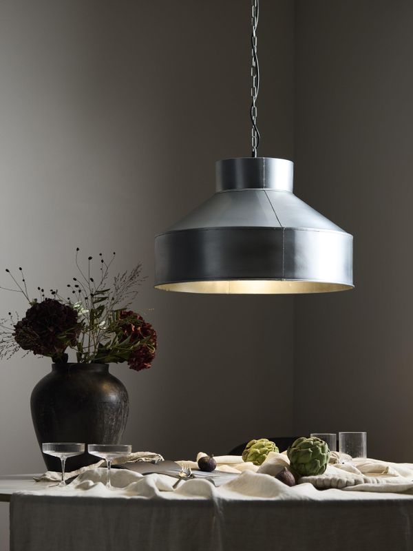 PR Home Hammersmith Taklampa Antik Silver 55 cm
