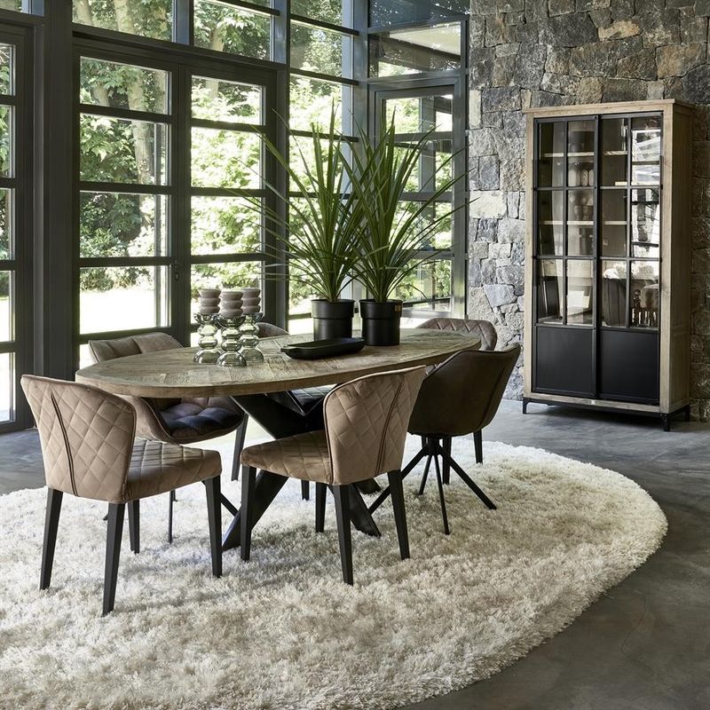Riviera Maison Hoxton skåp brun