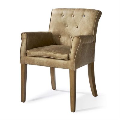 Riviera Maison La Scala matstol med armstöd brun