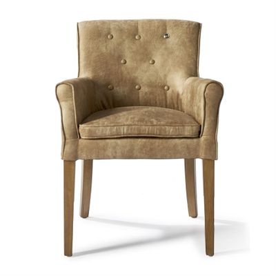Riviera Maison La Scala matstol med armstöd brun